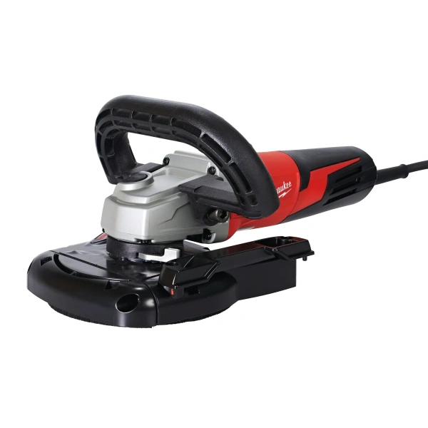 1,550W angle grinder with grinding guard