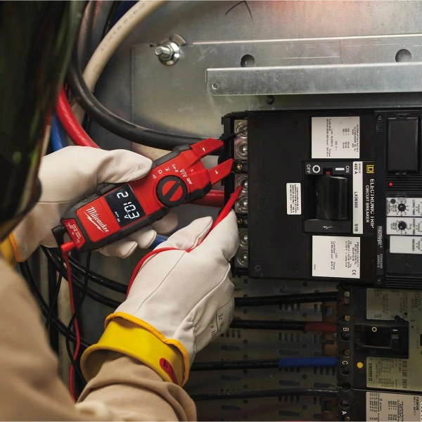 Fork meter for electricians