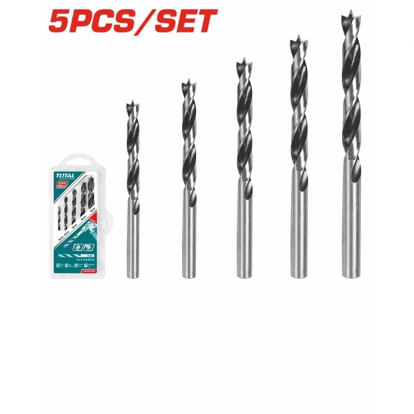 TACSD7055 5 Pcs Wood Drill Bits