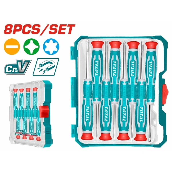 THT250826 8 Pcs Precision Screwdriver Set