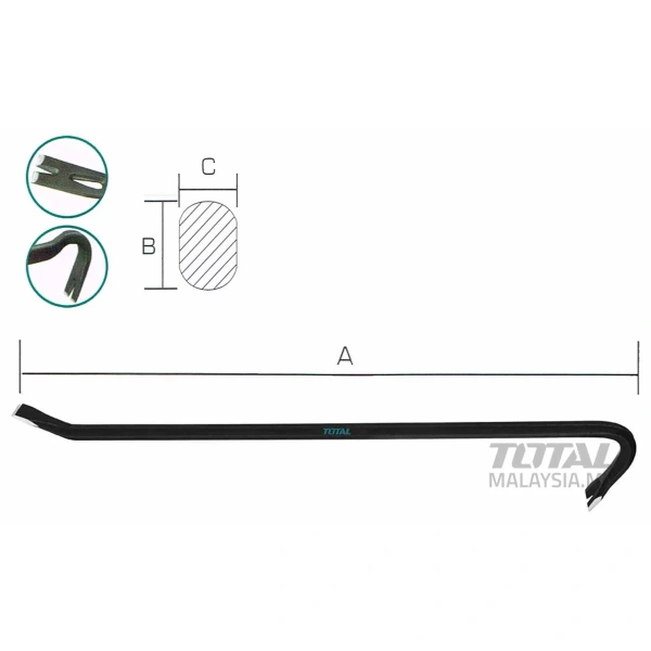 THT431242 Wrecking Bar