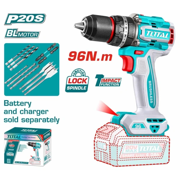 TIDLI209681 Li-ion Brushless Impact Drill