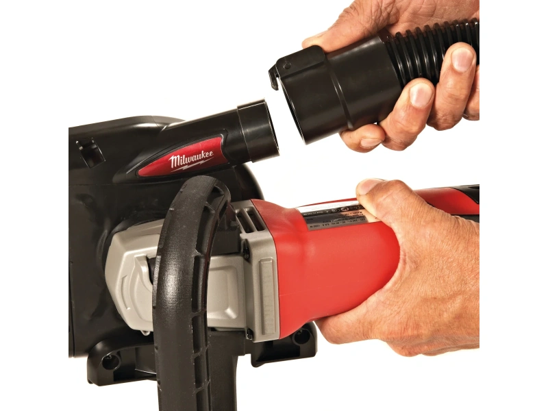 1,550W angle grinder with grinding guard